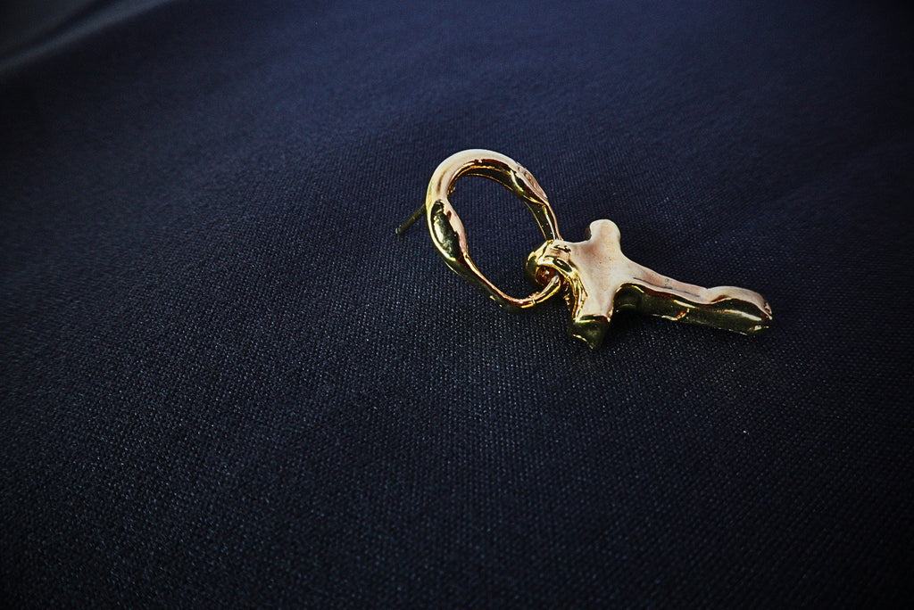Small Cross Earrings