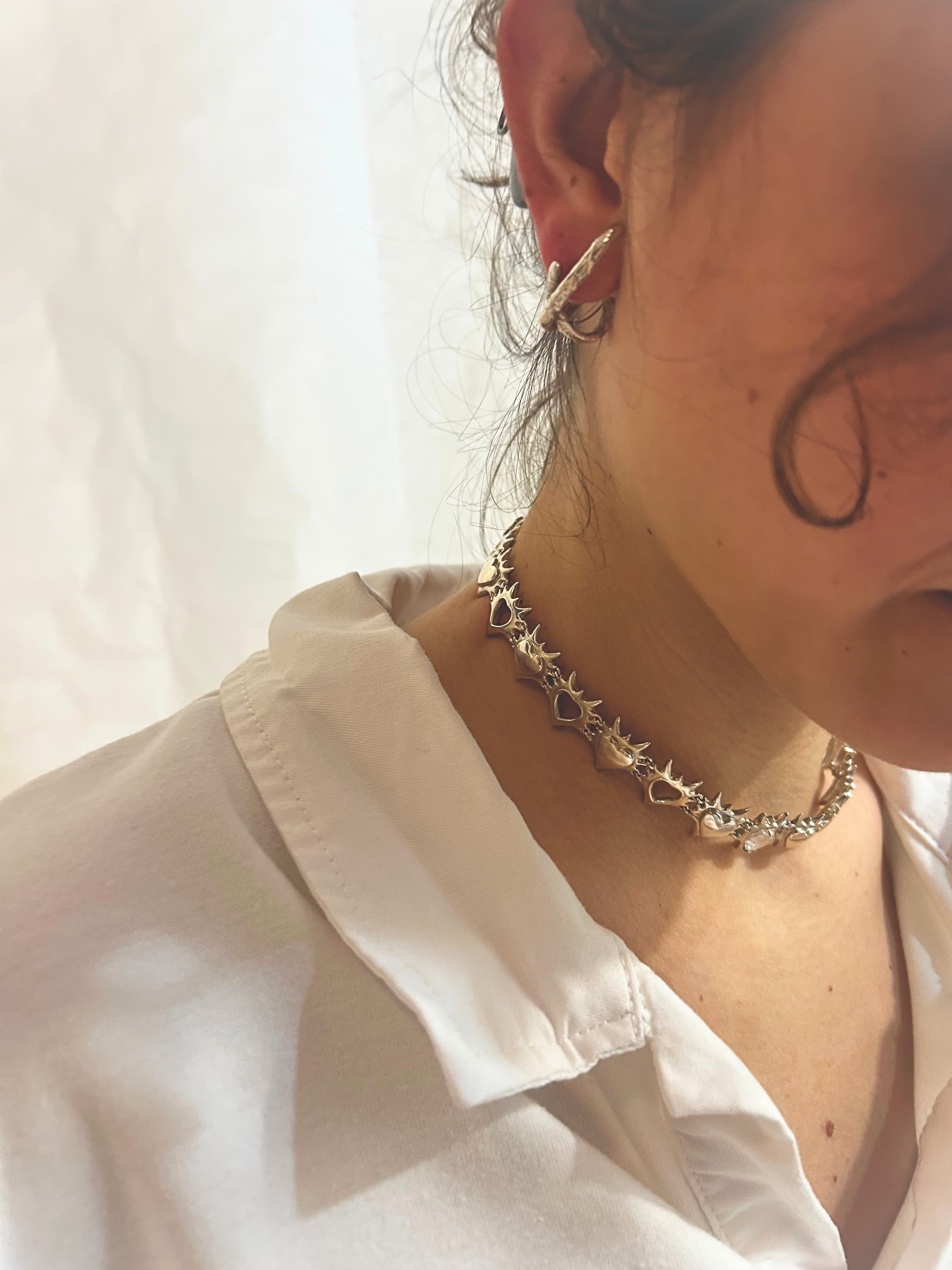 Choker Funky Heart