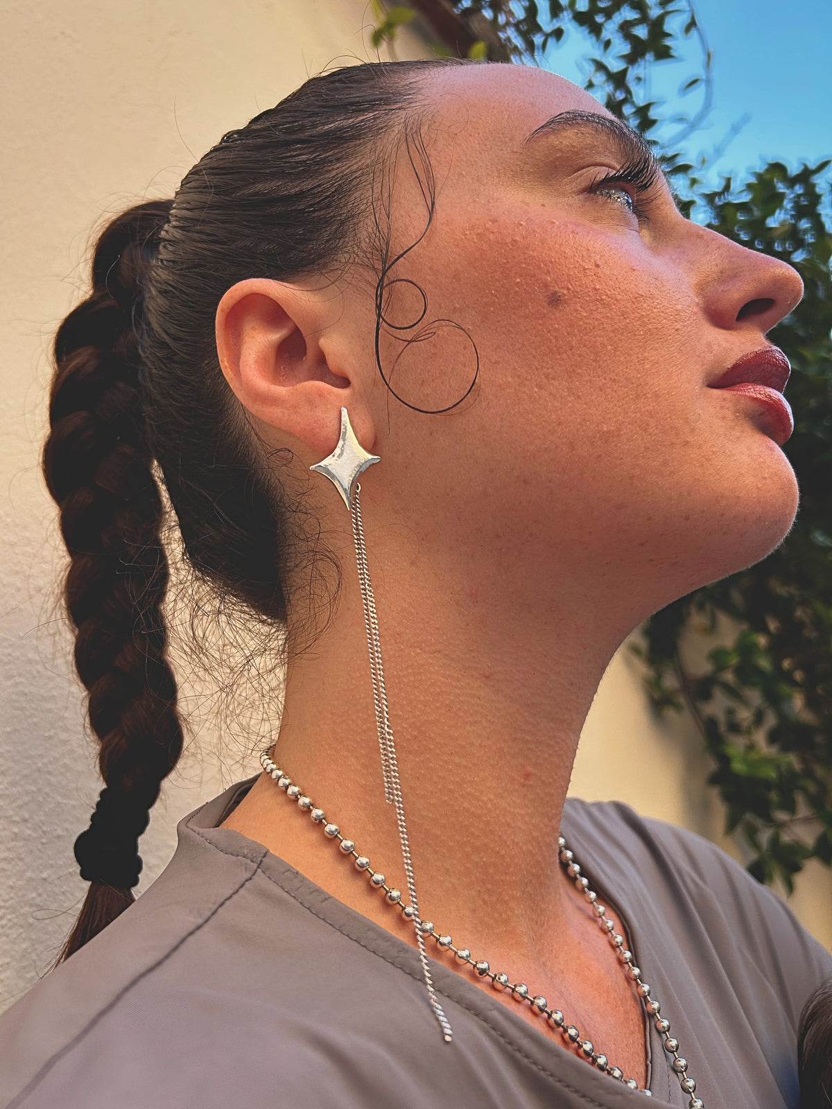 Shooting star earrings