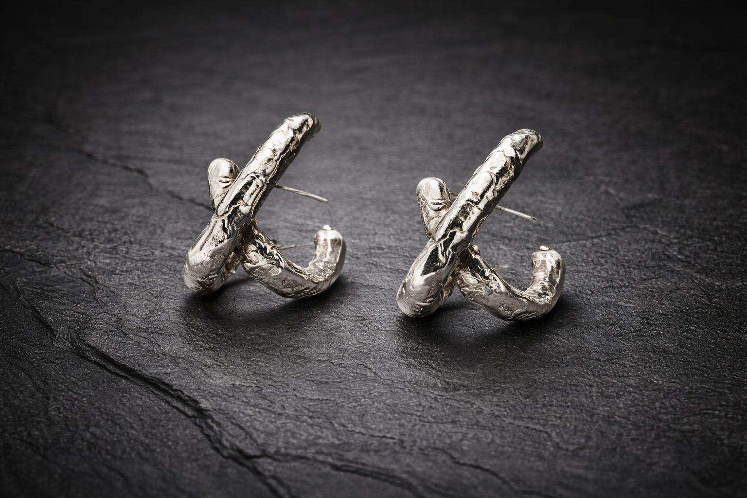 X Earrings Secondary image
