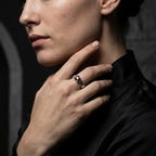 Agata Ring (ruby stone)
